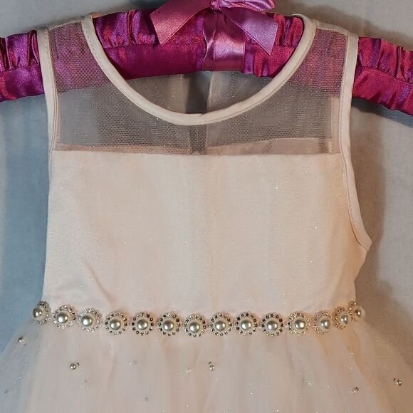 American Princess Satin Beaded Dress - Picture 2 of 9